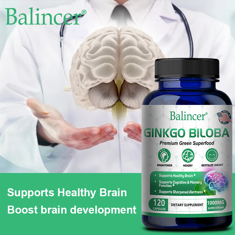 Ginkgo biloba capsule 1000 mg Memory Cognitive function Blood circulation