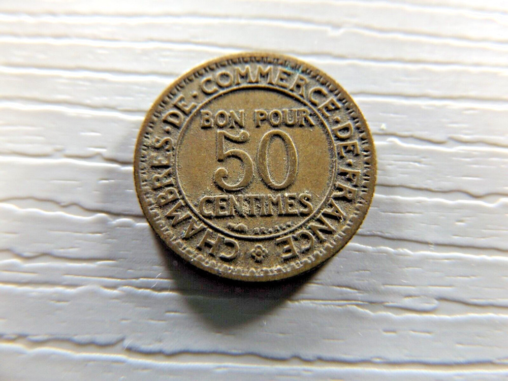 FRANCE 1924 50 Centimes