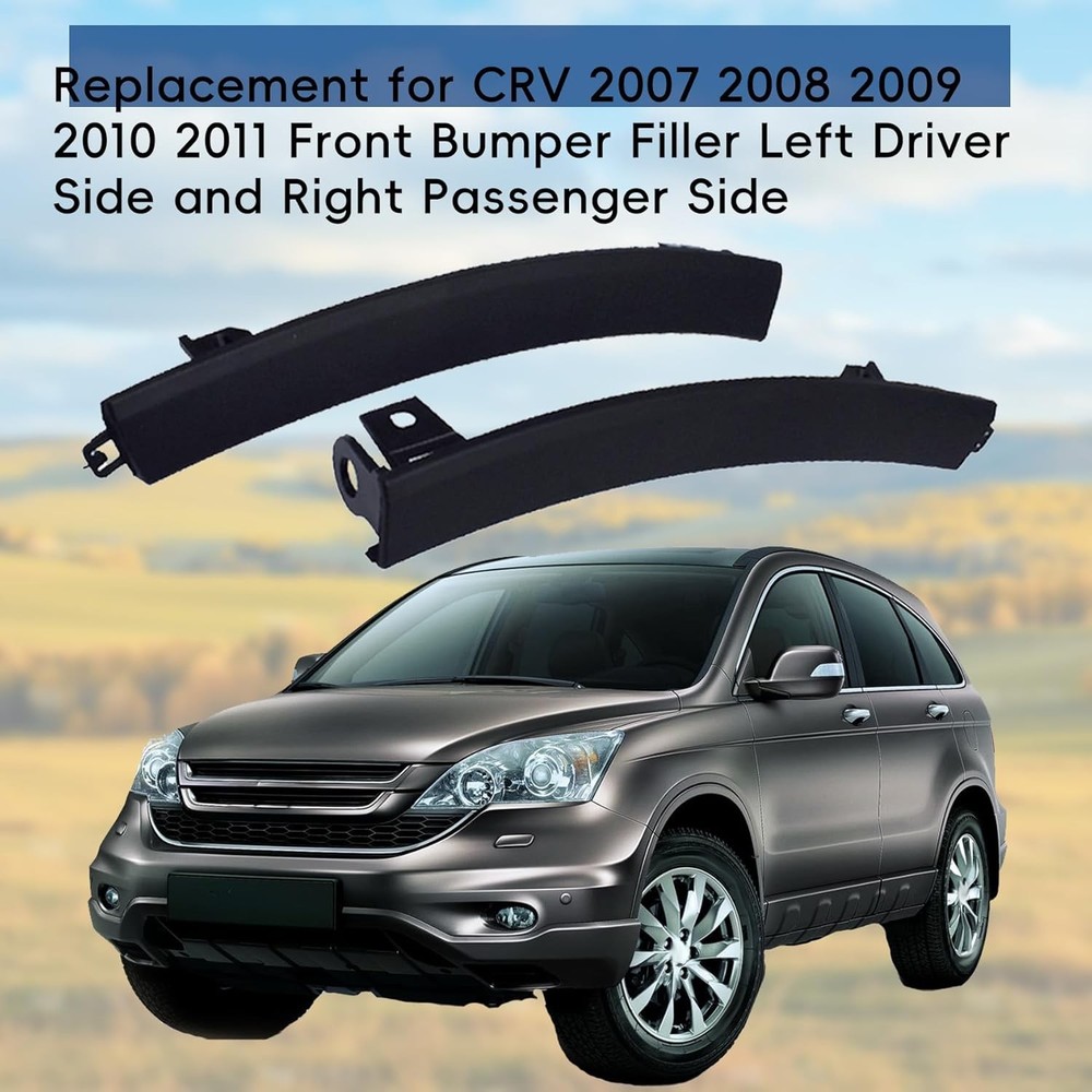 2 Pcs Bumper Filler Front Left Driver Side and Front Right Passenger Side Replac