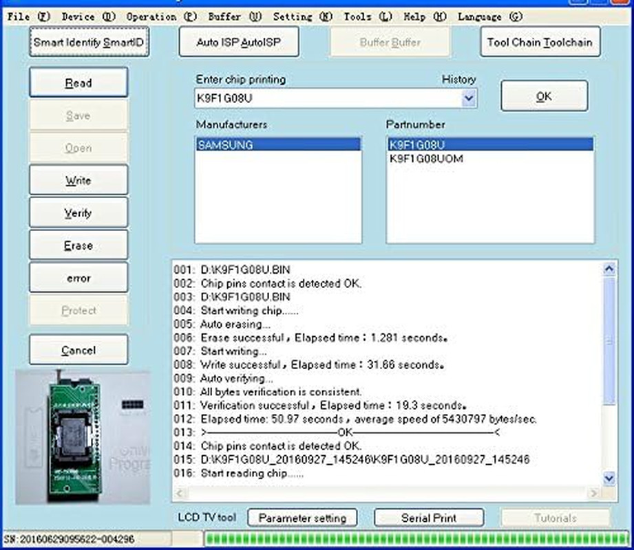 RT809H Emmc-Nand Flash Extremely Fast Universal Chip Programmer Kit IC Programm