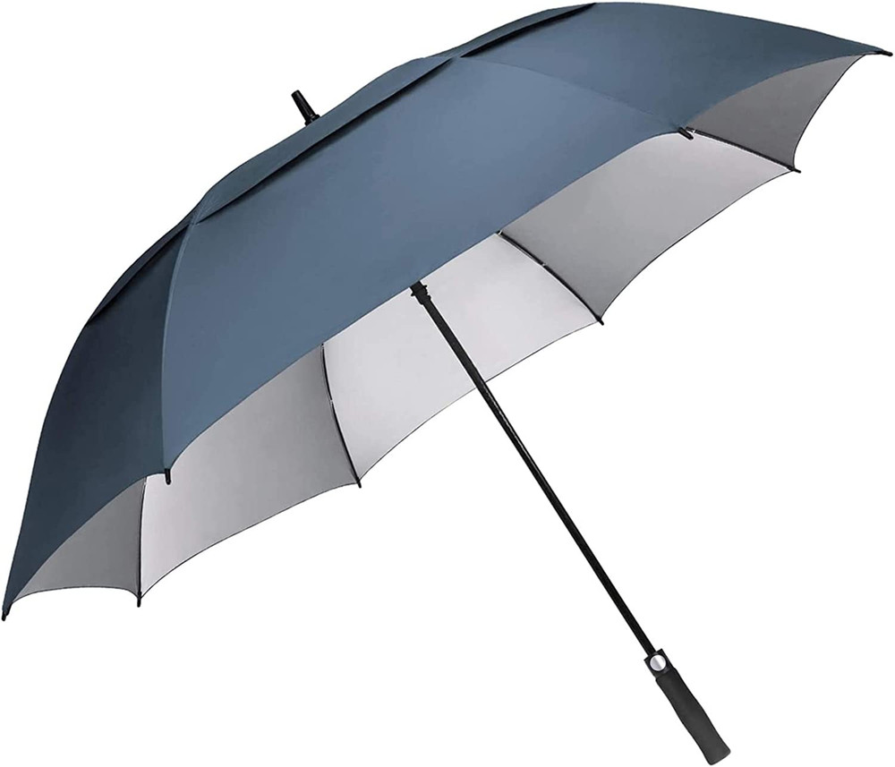 54/62/68 Inch Extra Large Windproof Golf Umbrella UV Protection Automatic Open D