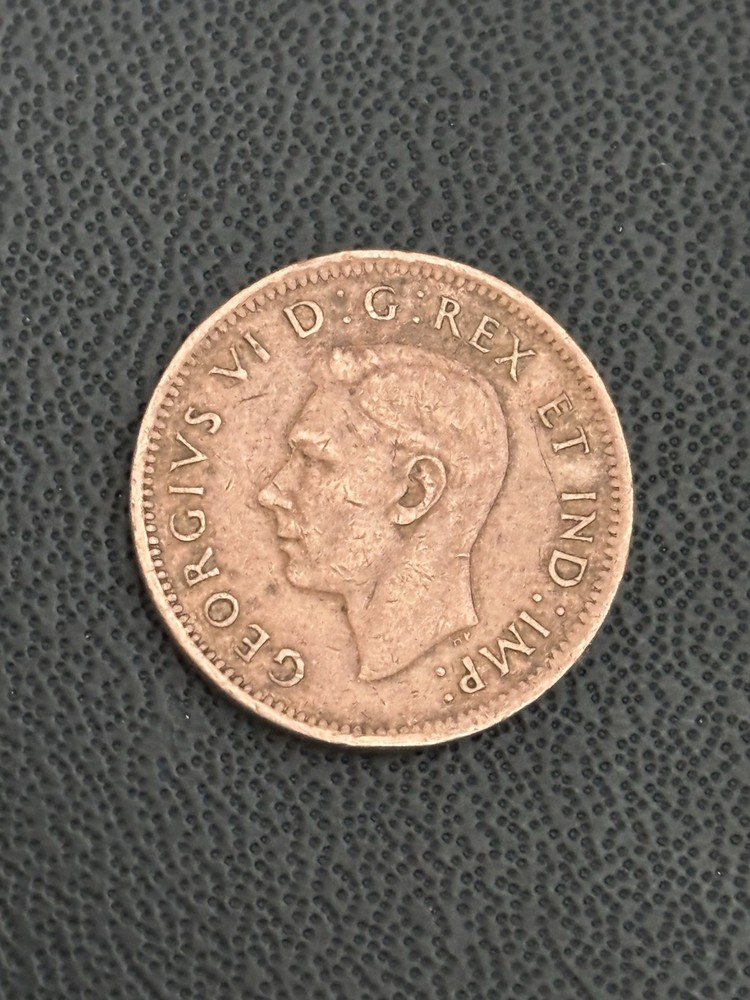 1947 Maple Leaf Canada 1 Cent Penny