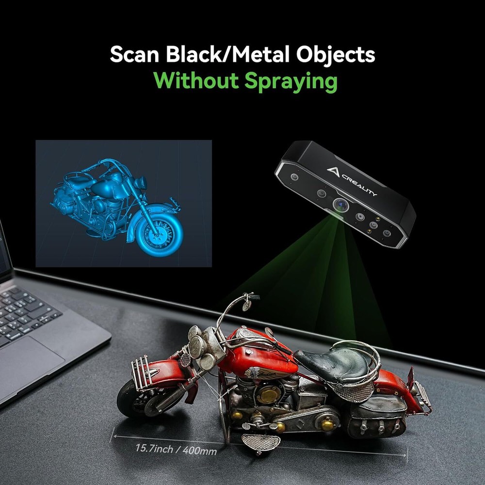 Creality CR-Scan Otter 3D Scanner 24-Bit Full-Color for iOS Android Windows US