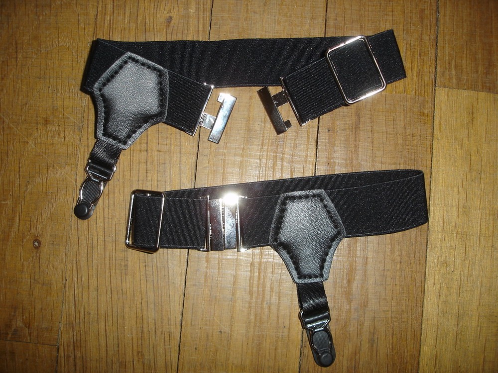 Men's Garters Fixed Garter Socks - Socks Black NEOFAN
