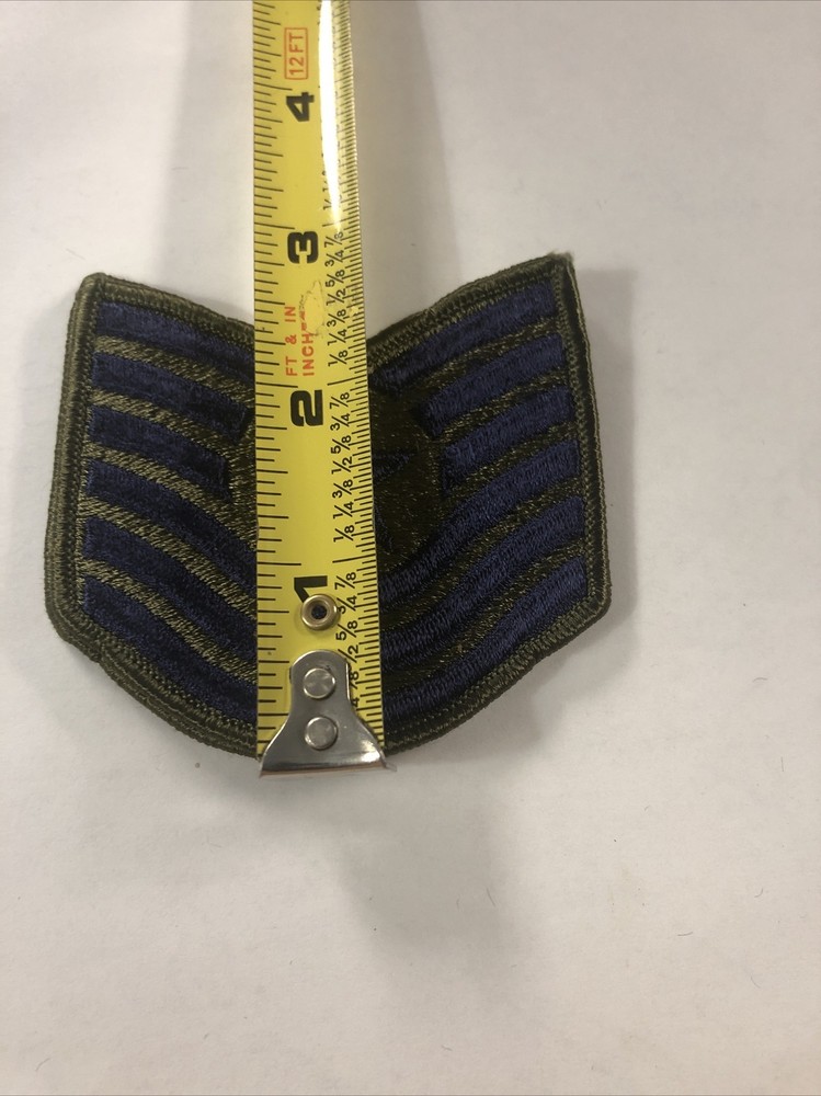 VINTAGE MILITARY PATCH SET US AIRFORCE MASTER SGT SERGEANT 3"