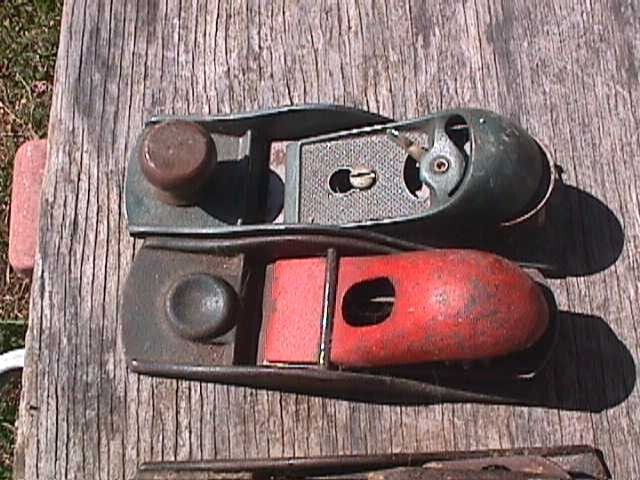 RUSTY WOOD BLOCK PLANE PARTS