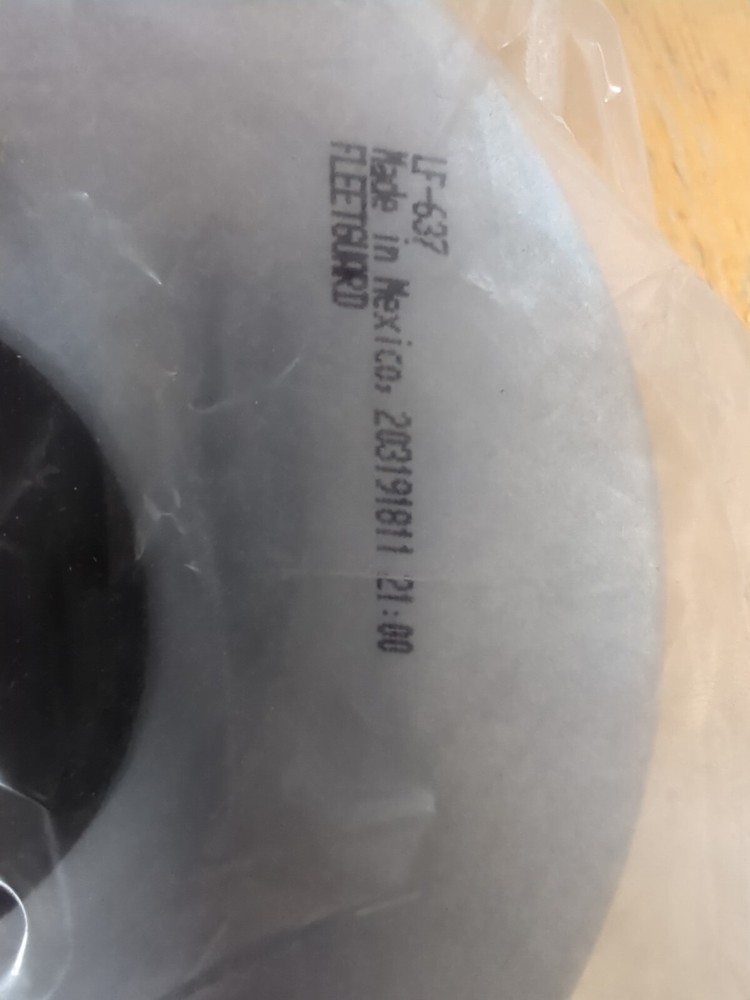FG LF637 FLEETGUARD LUBE FILTER