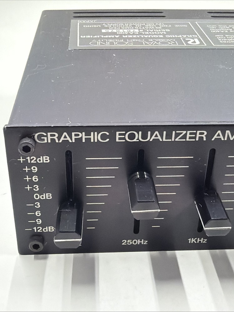ROYAL SOUND GRAPHIC EQUALIZER AMPLIFIER EA400