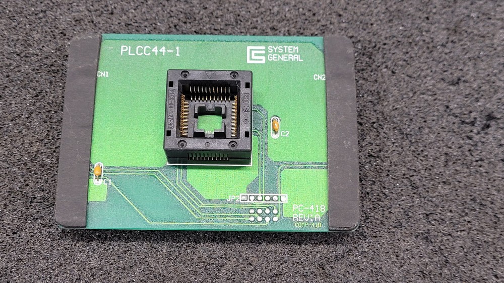 System General HSP Adapter PLCC 44 - 1  Socket PC-418 Rev A Multi Apro