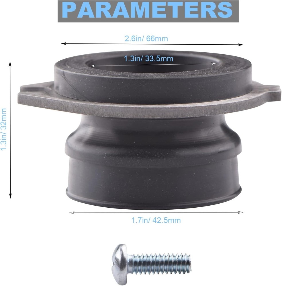 2 Pack Flex Coupler 75499 Garbage Disposal Replacement Parts Compatible with Ins