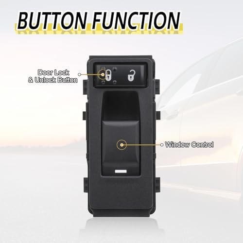 Window Switch Passenger Side Control Compatible with 2006-2017 Chrysler