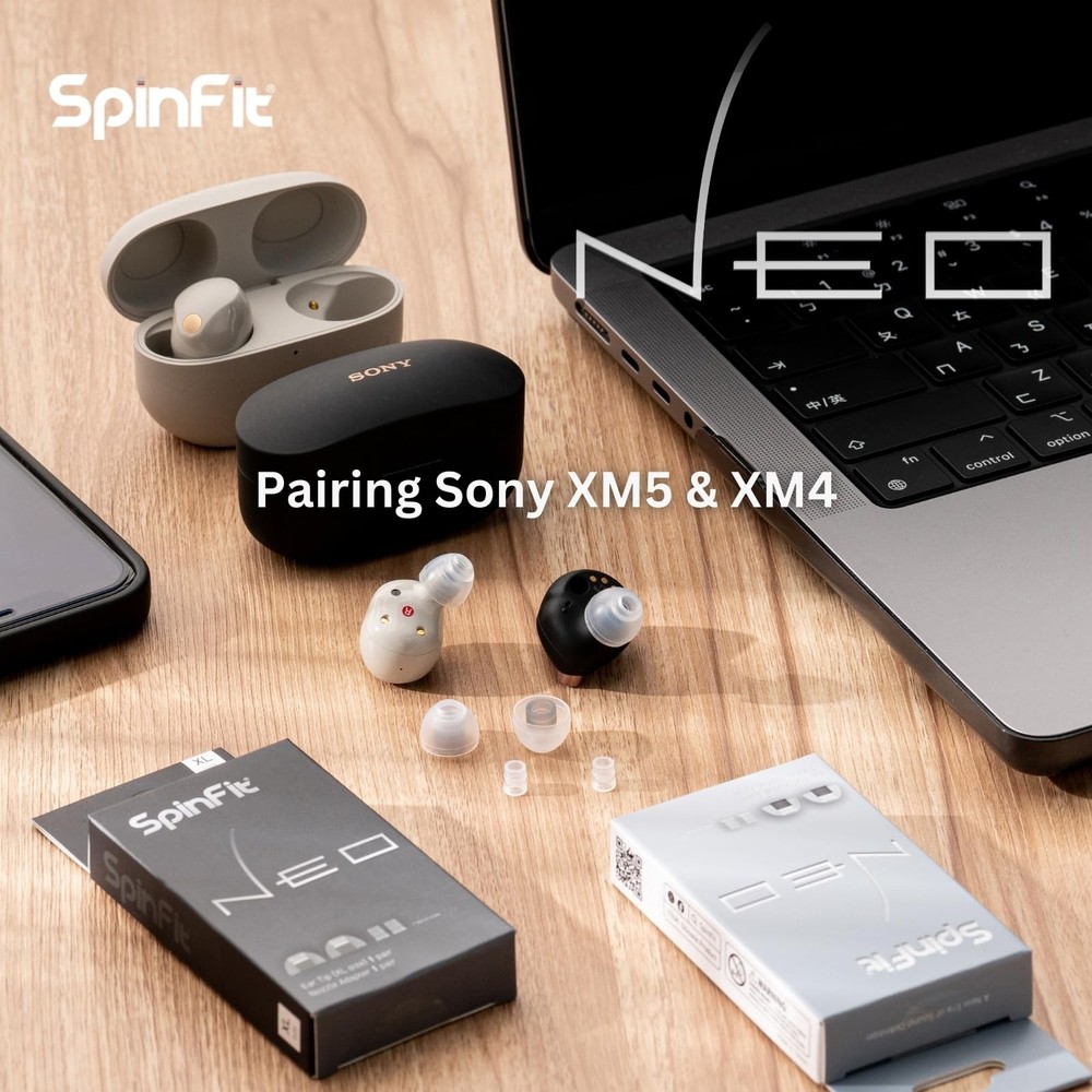 SpinFit NEO for IEM - SS - Silicone Patented Eartips Replacement,