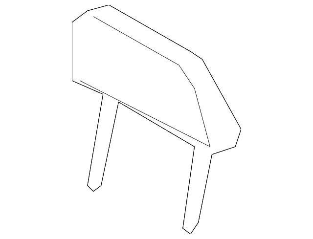Genuine Ford Headrest Outer BT4Z-78611A08-AD