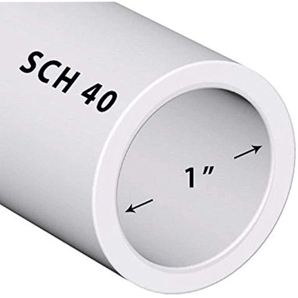 Pvc Sch 40 Solid Pipe 1" X 2 '