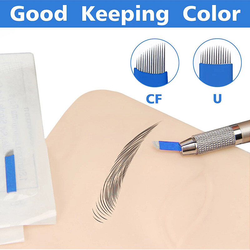 Microblading Blades Tattoo needles Permanent Makeup Needle Manual Eyebrow Blade
