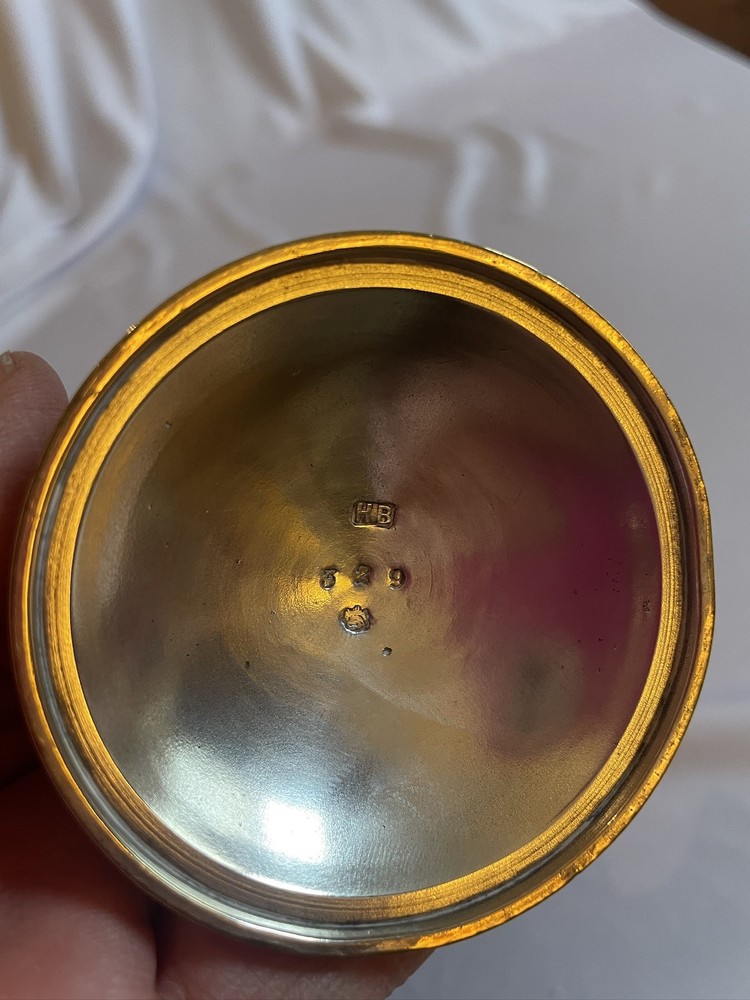 Antique Silver Plated Goblet Hallmarked