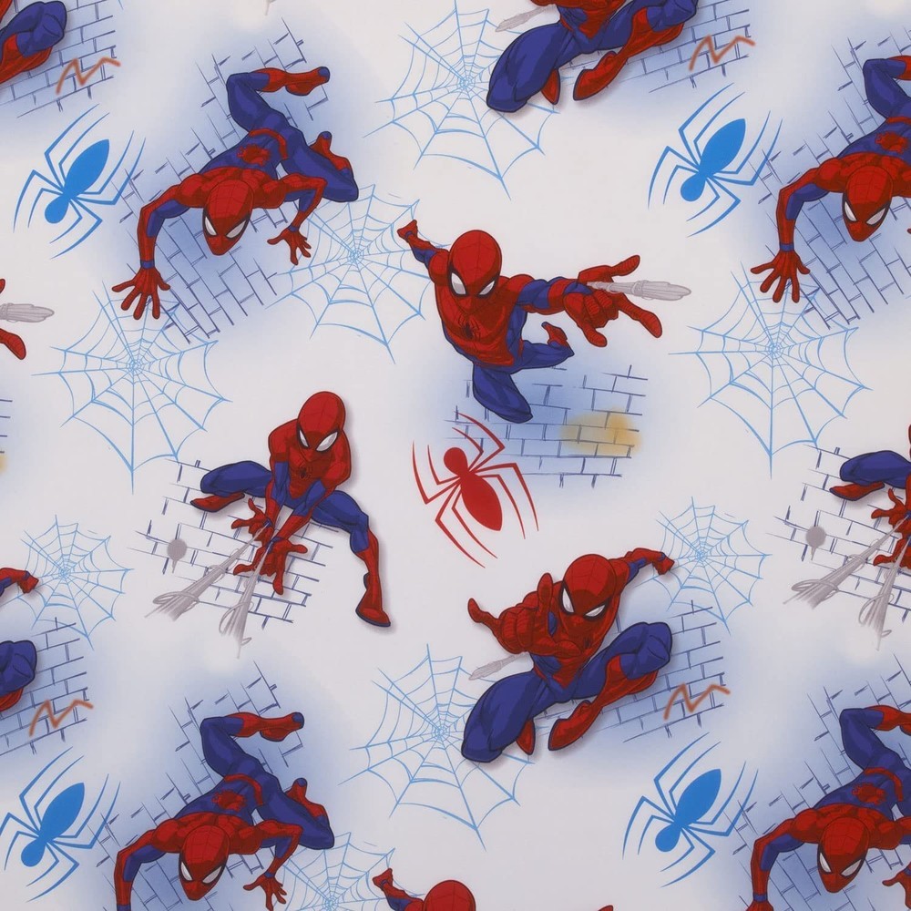 Marvel Spiderman Fitted Crib Sheet 100% Soft Microfiber