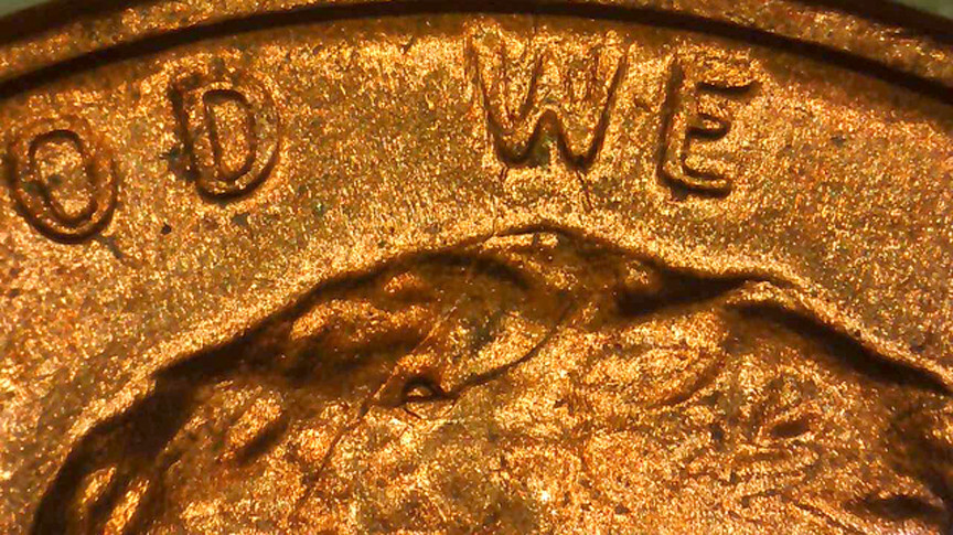 1971 D Lincoln Cent BU Red- Spike Head- Unlisted