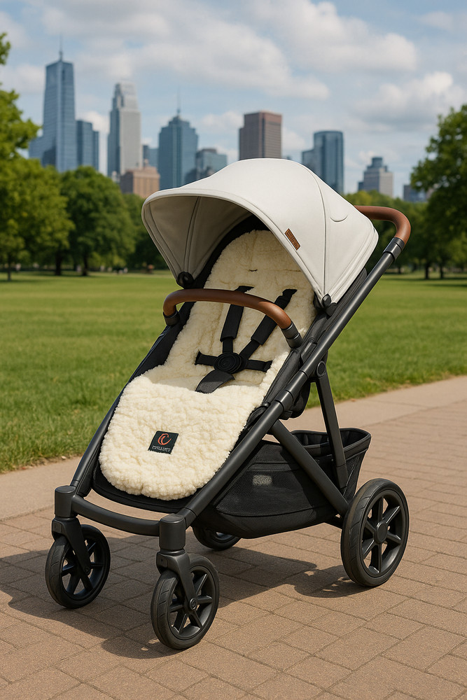 Vanilla Bean Stroller Liner