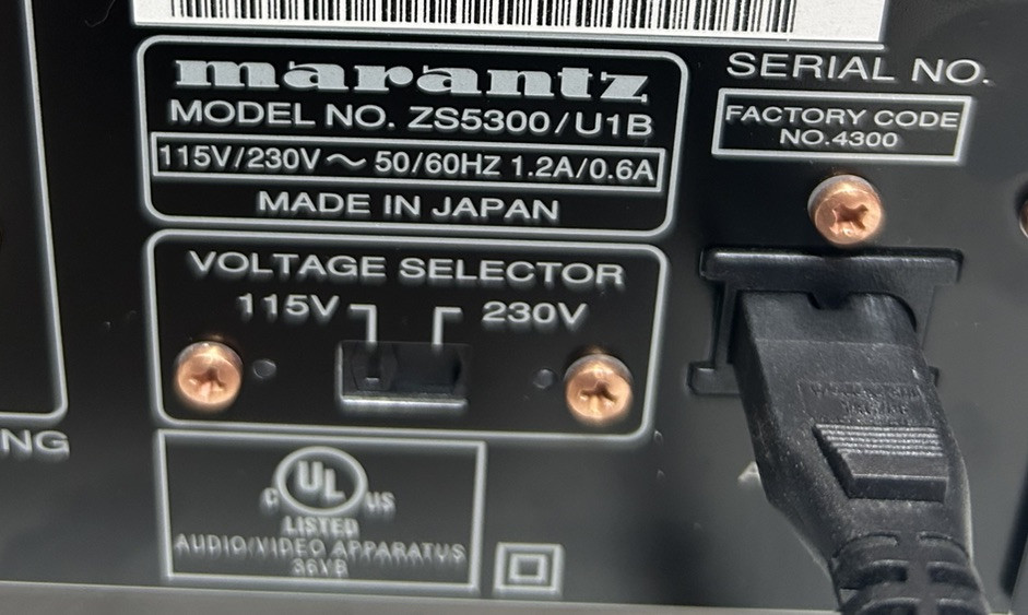 Marantz Multi Zone Selector ZS5300 Tested Works