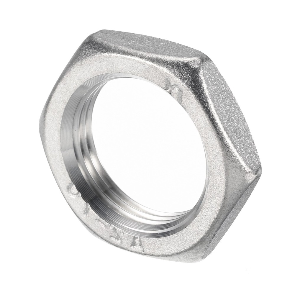 2 Pcs Cast Pipe Fitting Hex Locknut Nut G 3/4" Female Thread (DN20)