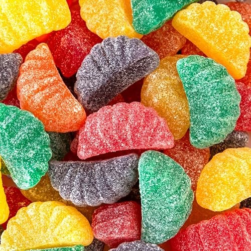 Fruit Slices 2lb Bulk Pack – 65 Assorted Jelly Candy Wedges for Snacking