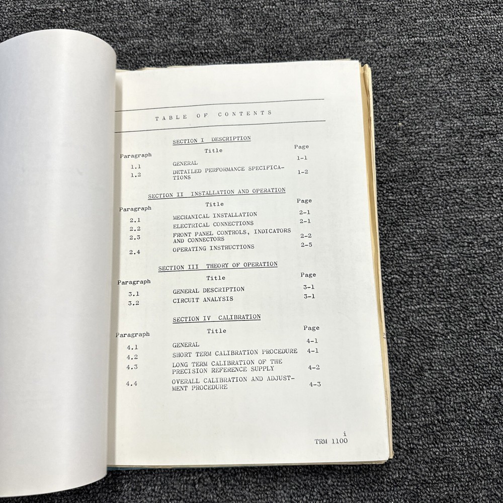 Trymetronics Series 4000 Digital Recorder Instruction Manual