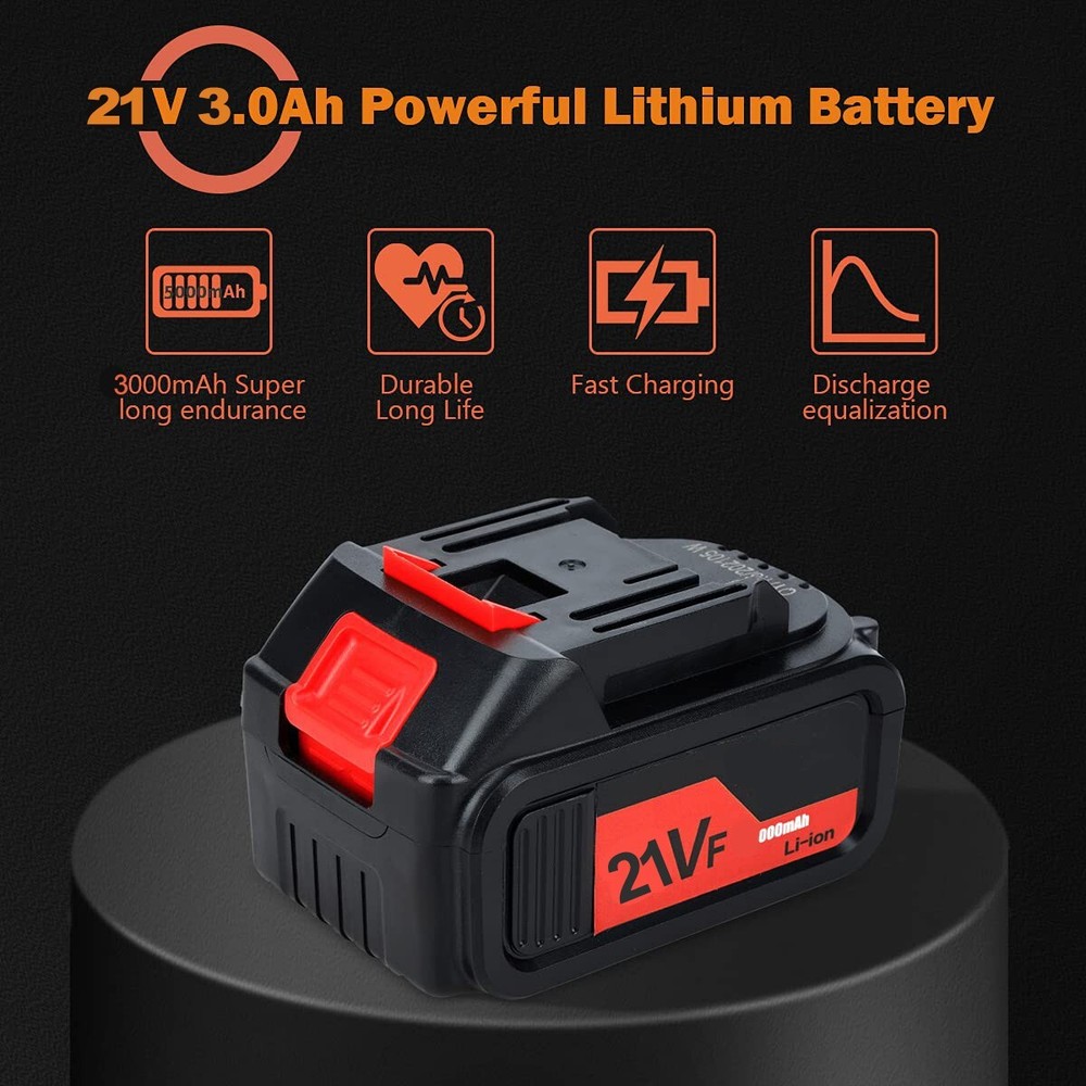 Cordless Pop Rivet Tool Gun Rivnut Setting Tool Nut Setter Blind Riveter+Battery