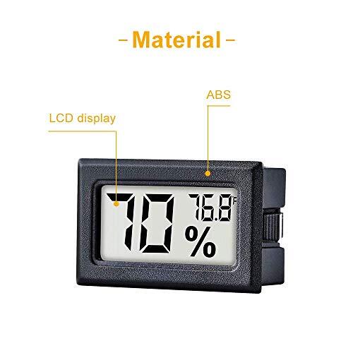 12 Pack Mini Small Digital Electronic Temperature Humidity Meters Gauge
