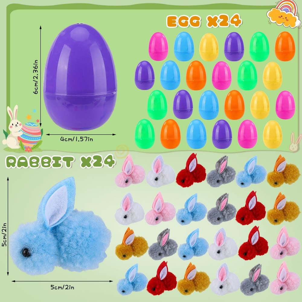 Labrostar 24Pack Easter Eggs Fillers Fillers,