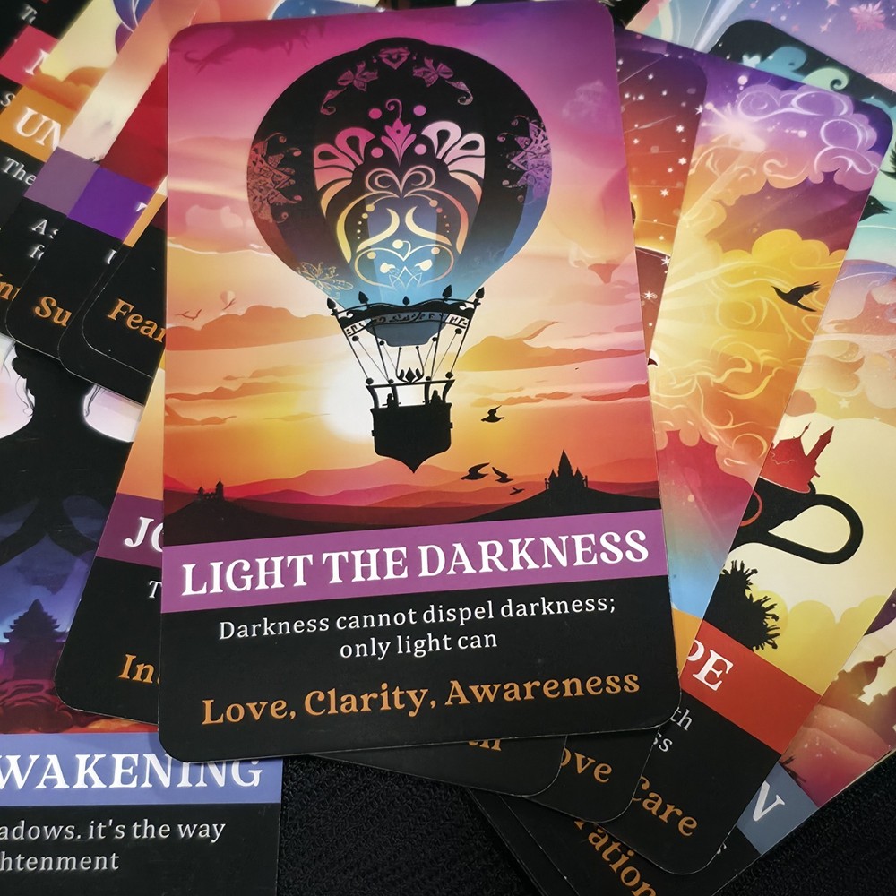 Shadow Work Oracle 56 Card Deck Keywords Messages Understanding Unconscious Side