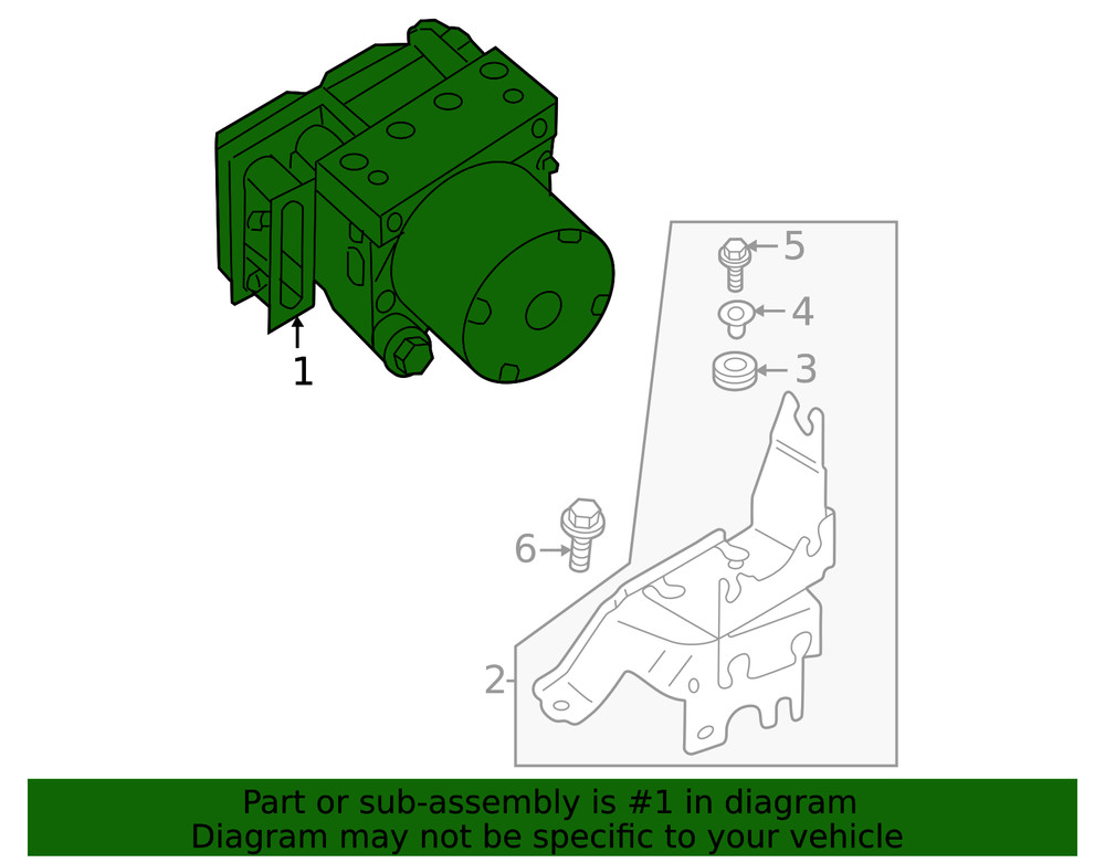 Genuine Mitsubishi Modulator Valve 47660W084P