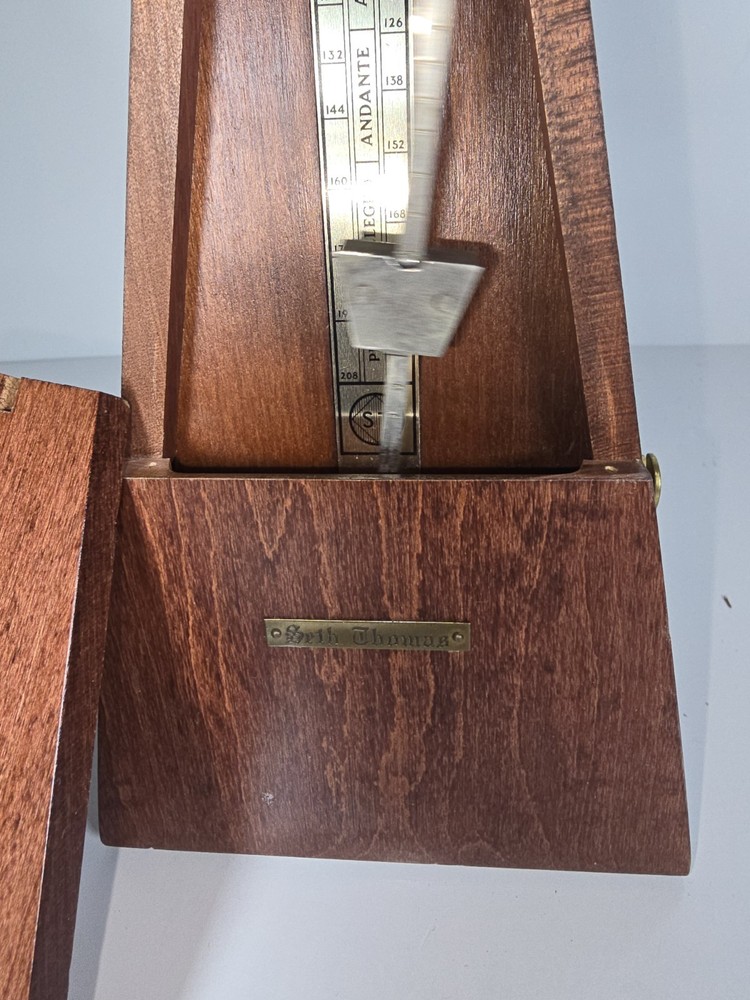 Seth Thomas Metronome Rhythm Windup Pyramid EUC
