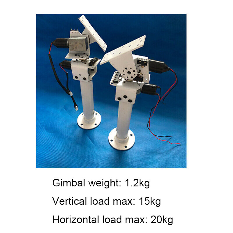 Dual Axis Solar Tracker Controller w/Remote Control+DC Dual Axis Gimbal X/Y-axis