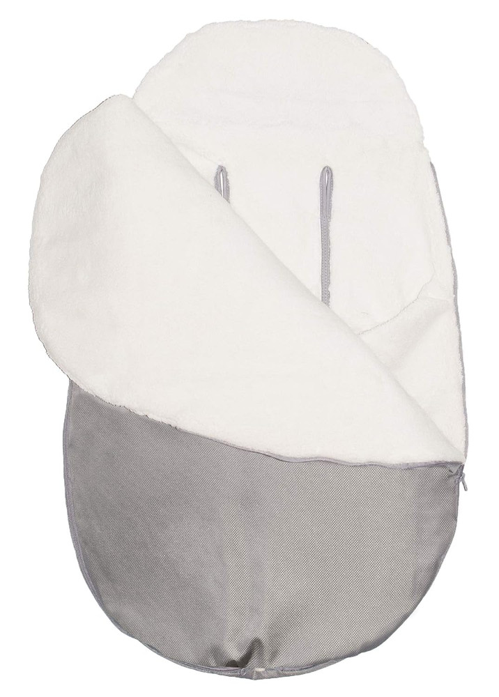 Cozy Grey Water-Resistant Snuggle Bag for Strollers
