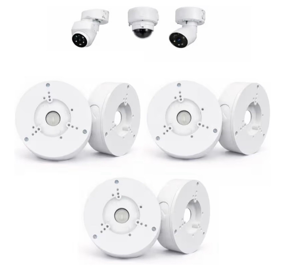 6 Pack PFA130-E Security Camera Junction Box Mount Waterproof White