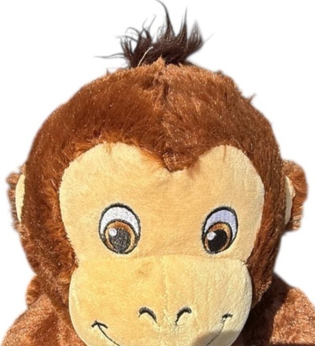 Build A Bear Smile Monkey Chimp Plush Stuffed Security Support Pet Toy