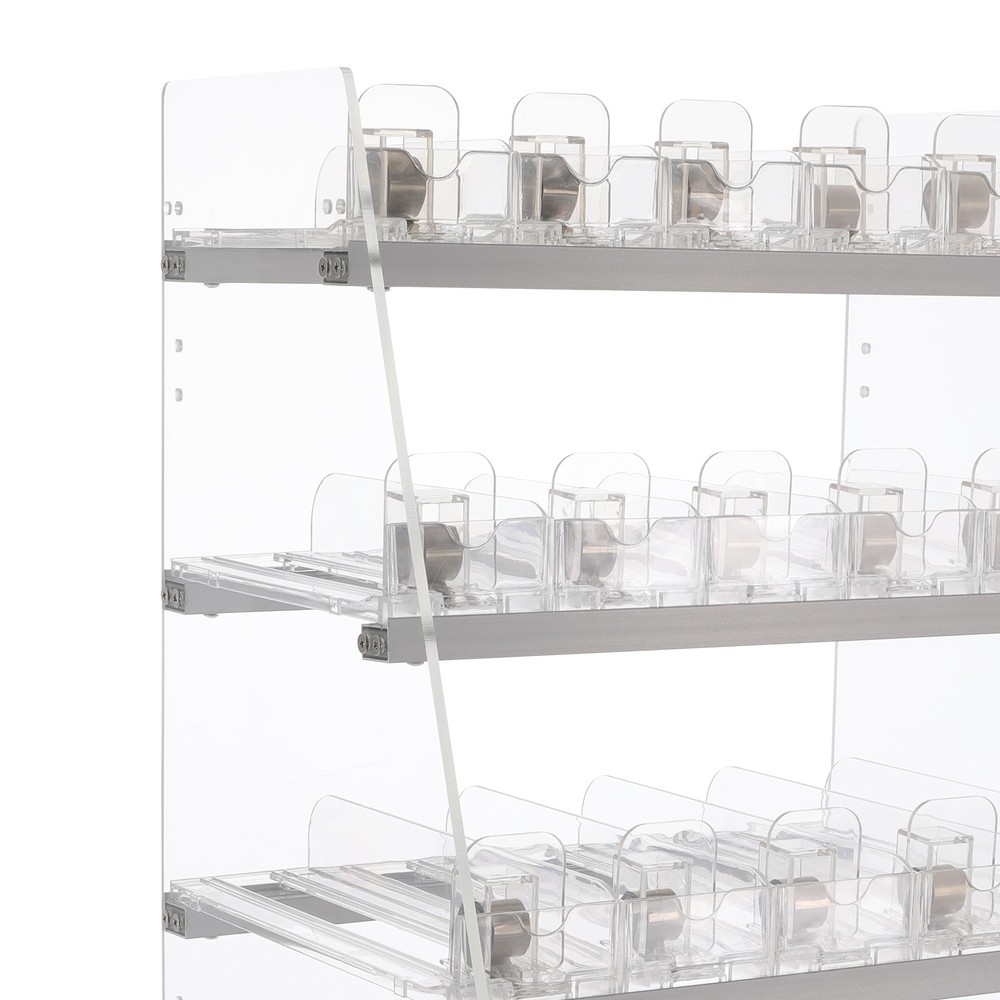 Cigarette Display Rack, Multi-Tier Cigarette Clear Acrylic Retail Display Case