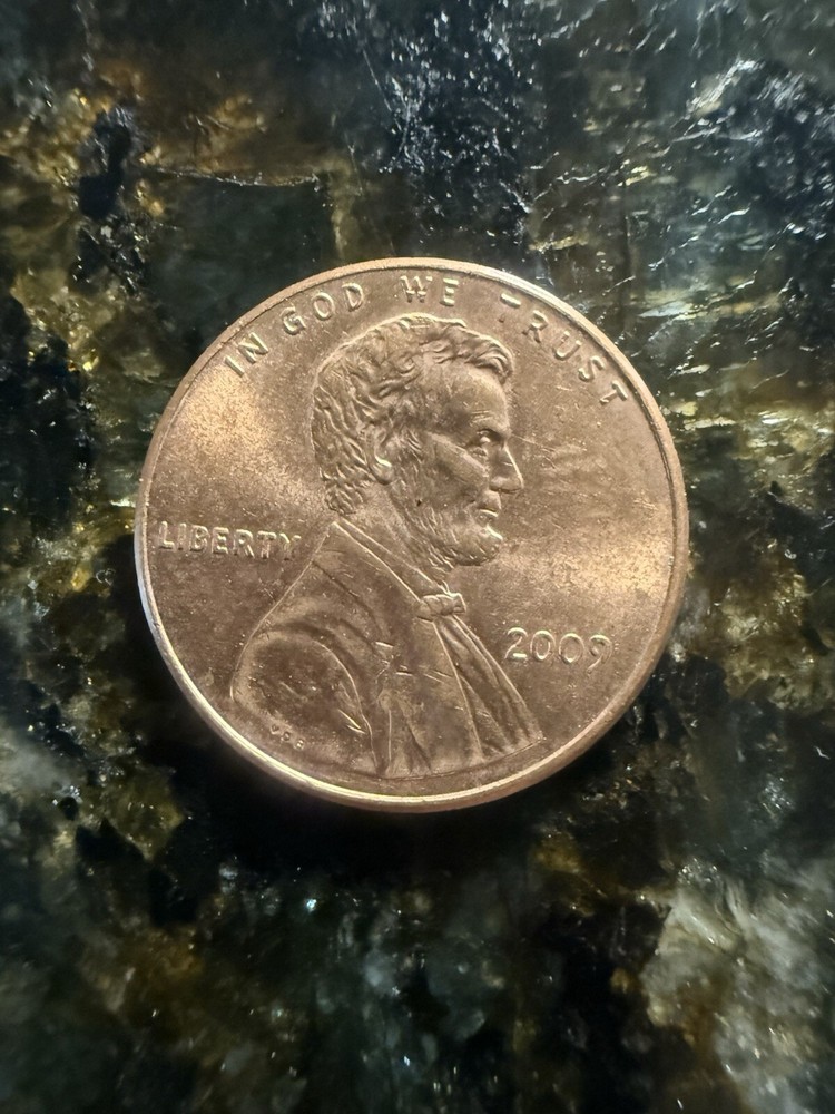 2009 Lincoln cabin penny no mint mark