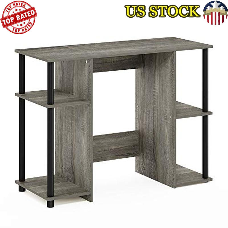 Computer Study Desk W/ Open Storage Livingroom Home Study Indoor Bedroom Durable