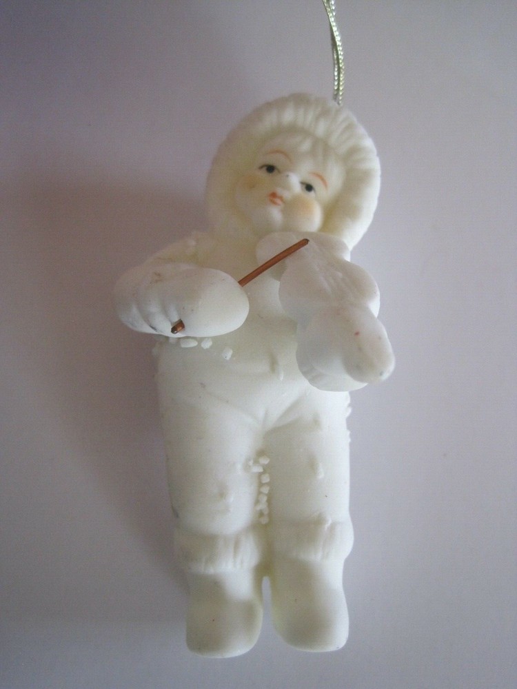 Snow Baby Playing Violin Ornament