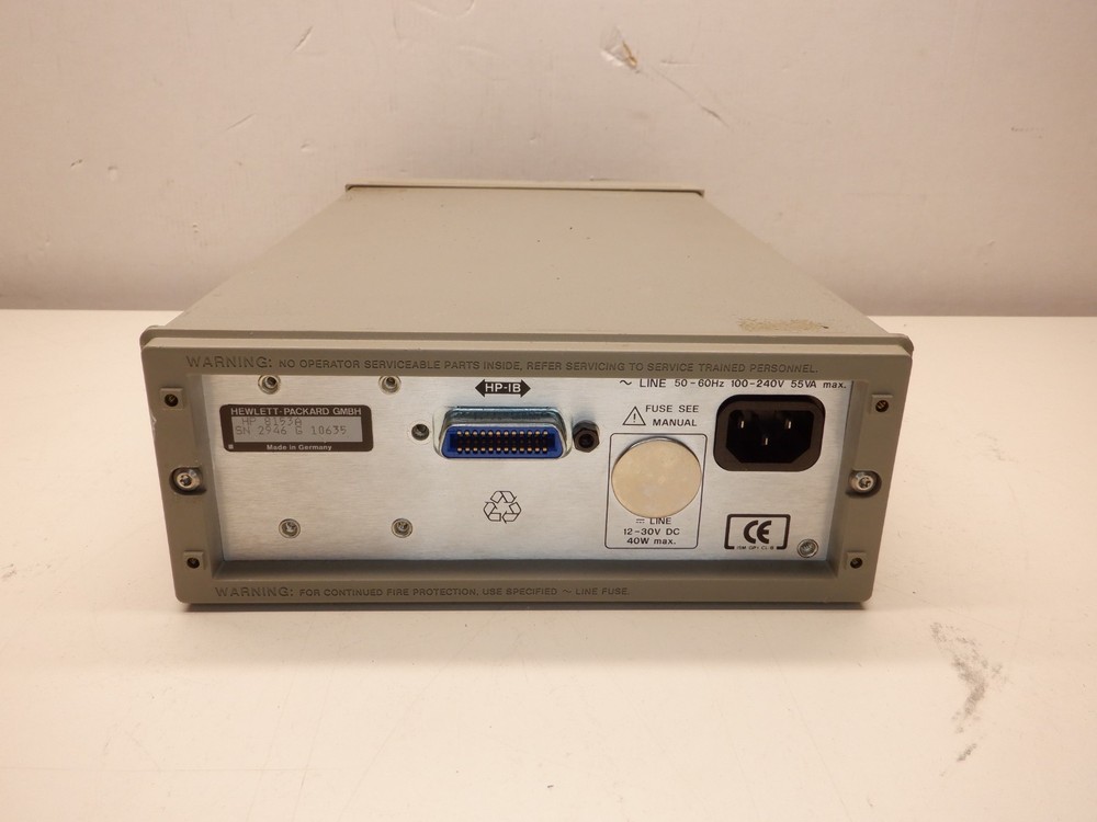 HP 8153A LIGHTWAVE MULTIMETER