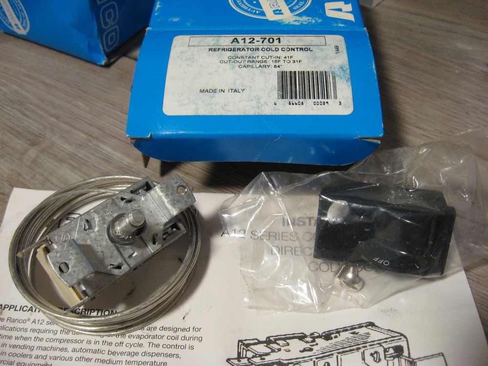 Ranco Refrigerator Cold Control A12-701 Commercial Defrost Controller