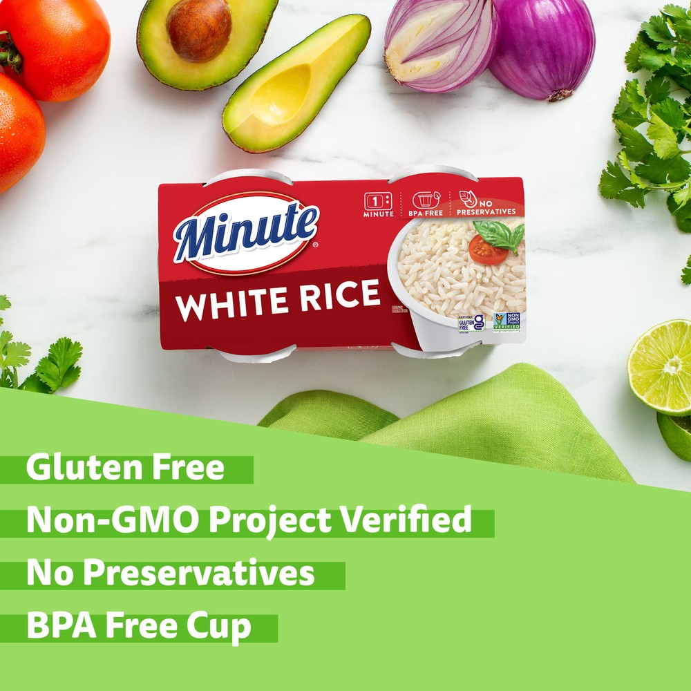 Microwaveable White Rice Cups Gluten Free