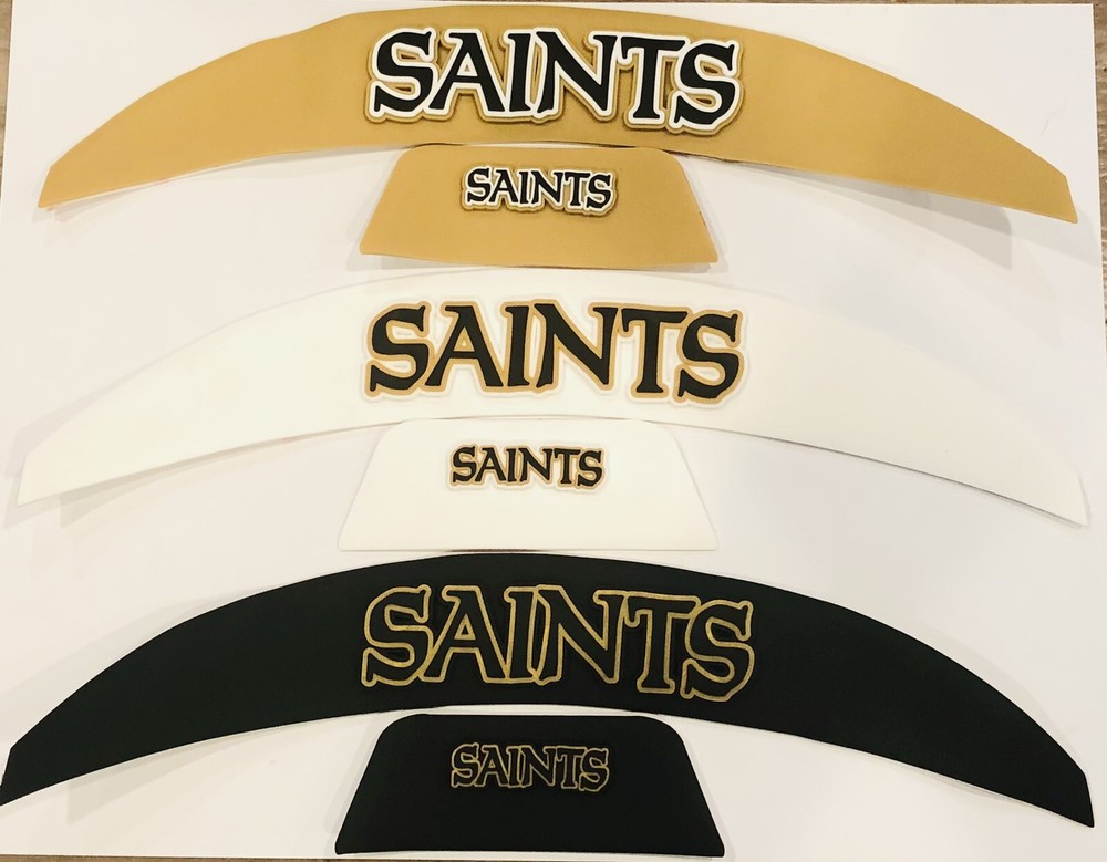 Saints Full Size Speed Flex 3D Helmet Bumpers