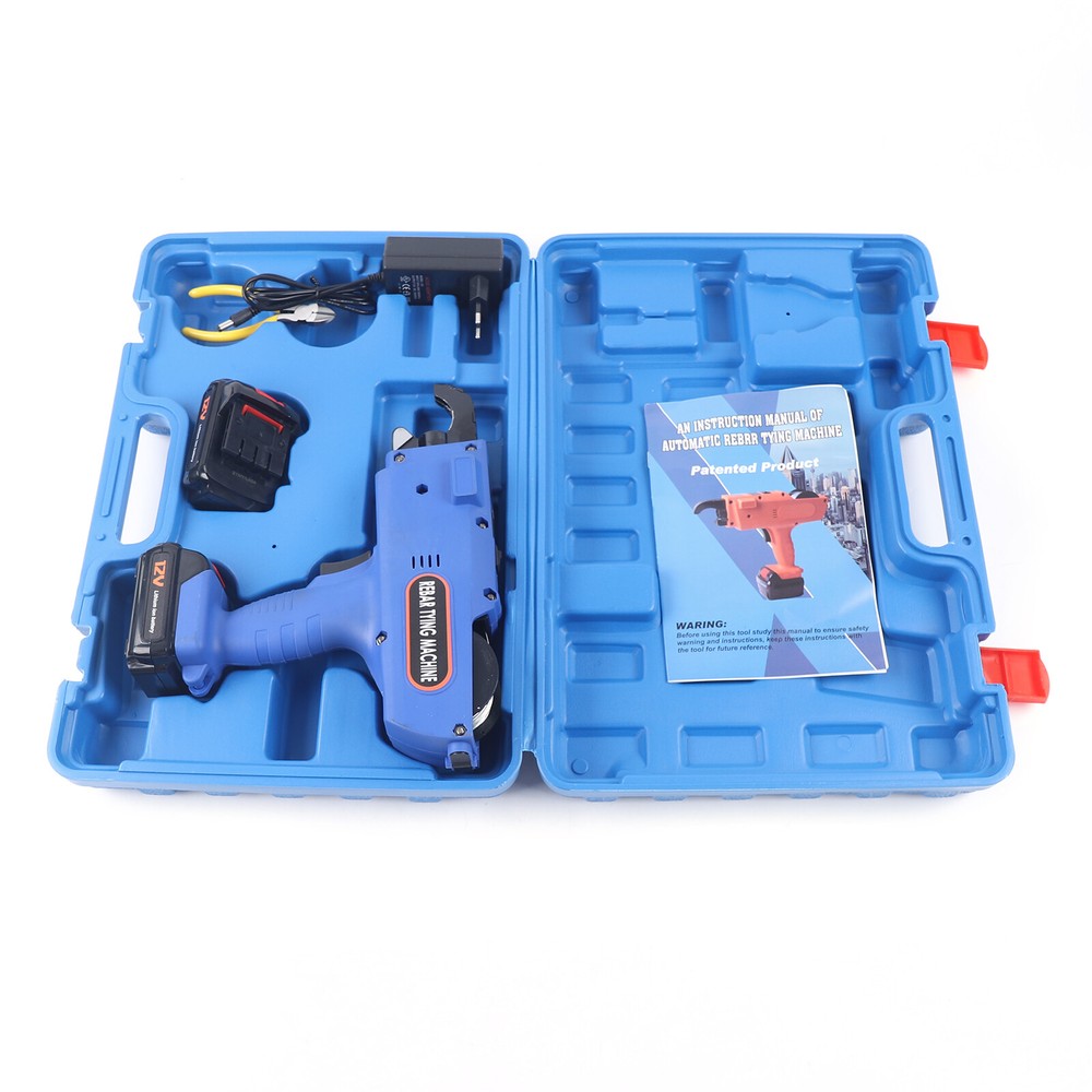 Automatic Rebar Tier Tying Machine Strapping Computer w/Electric &2 Batteries US