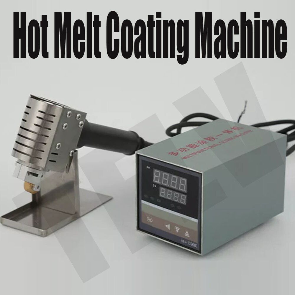 Hot Melt Glue Rolling Machine Hand Push Hot Melting Coating Gluing Machine