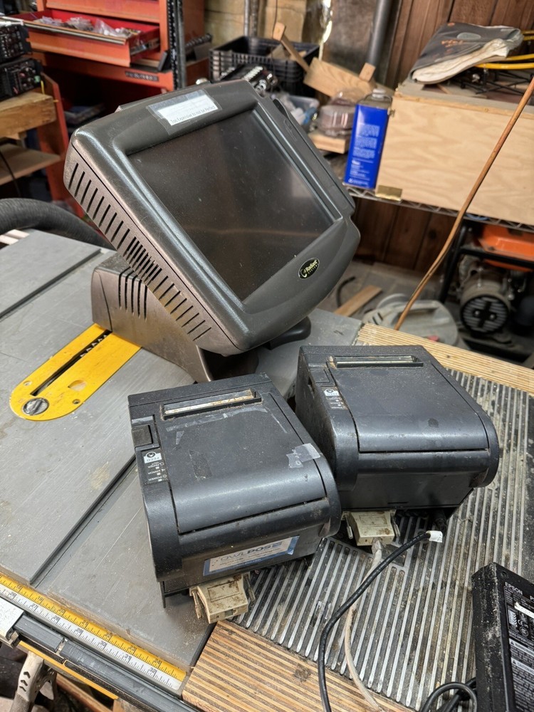 Used ALOHA POS System. Terminal , Kitchen Display, Cash Drawer, Printers