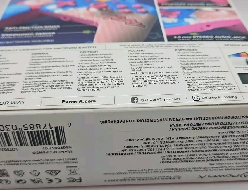 SanDisk 256GB Nintendo Switch Memory Card And Kirby Wired Switch Controller
