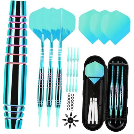 Soft Tip Darts Sets - Soft Tip Darts for Electronic Dartboard bright blue